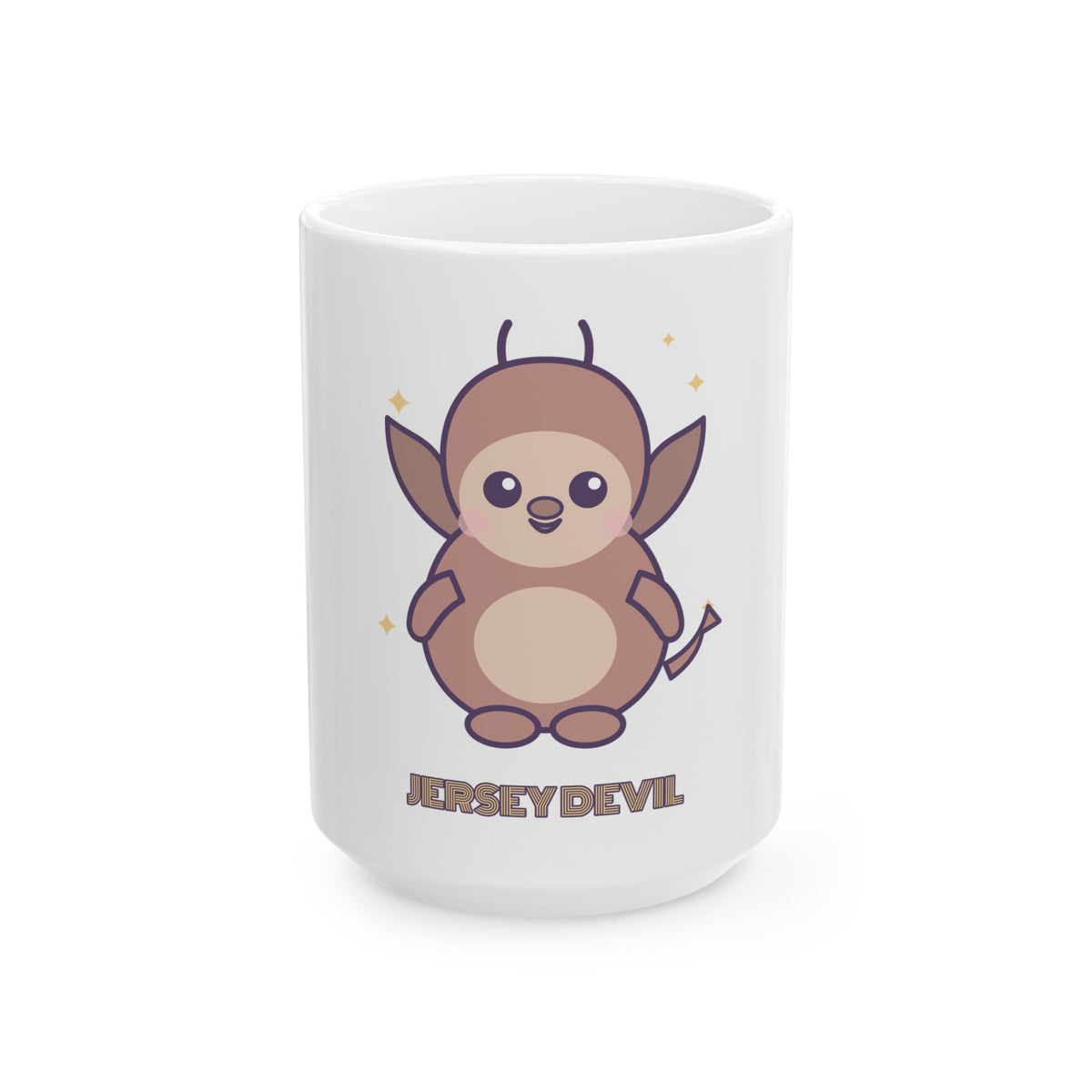 JERSEY DEVIL Cute Cryptid Ceramic Mug