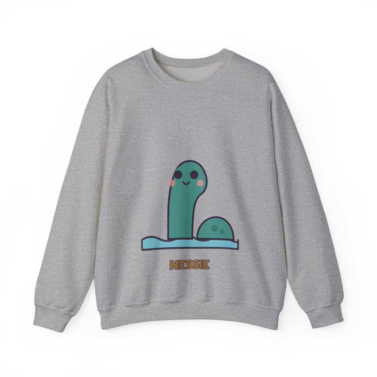 Cute Nessie Unisex Graphic Pullover Sweatshirt