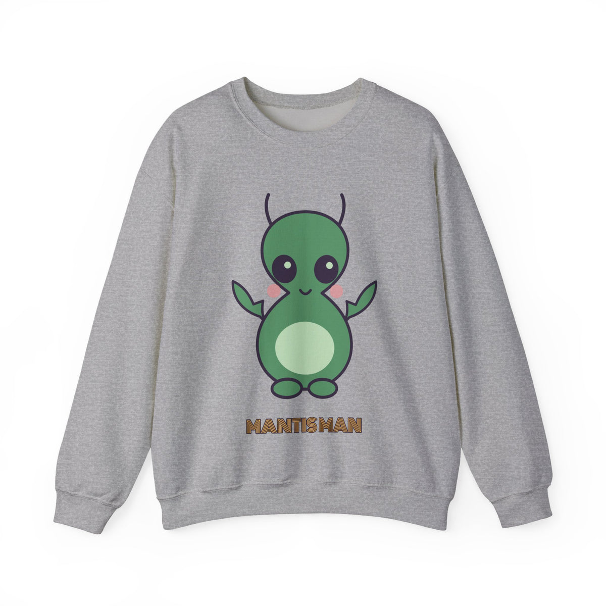 Cute Mantis Man Unisex Graphic Pullover Sweatshirt
