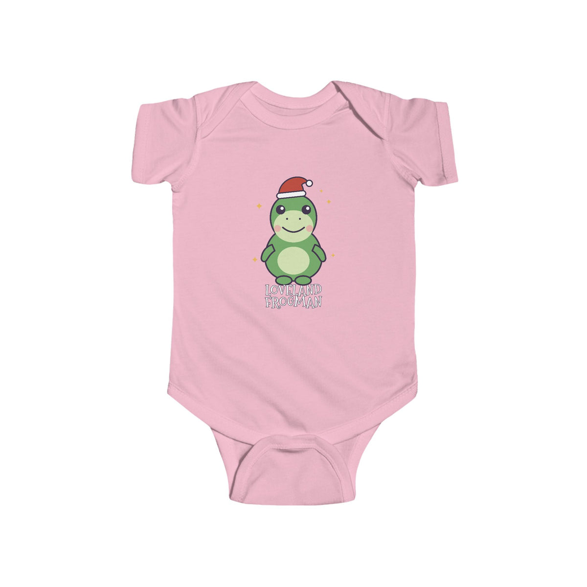 Loveland Frogman Christmas Baby Bodysuit - Cute Santa Loveland Frogman Infant Onesie