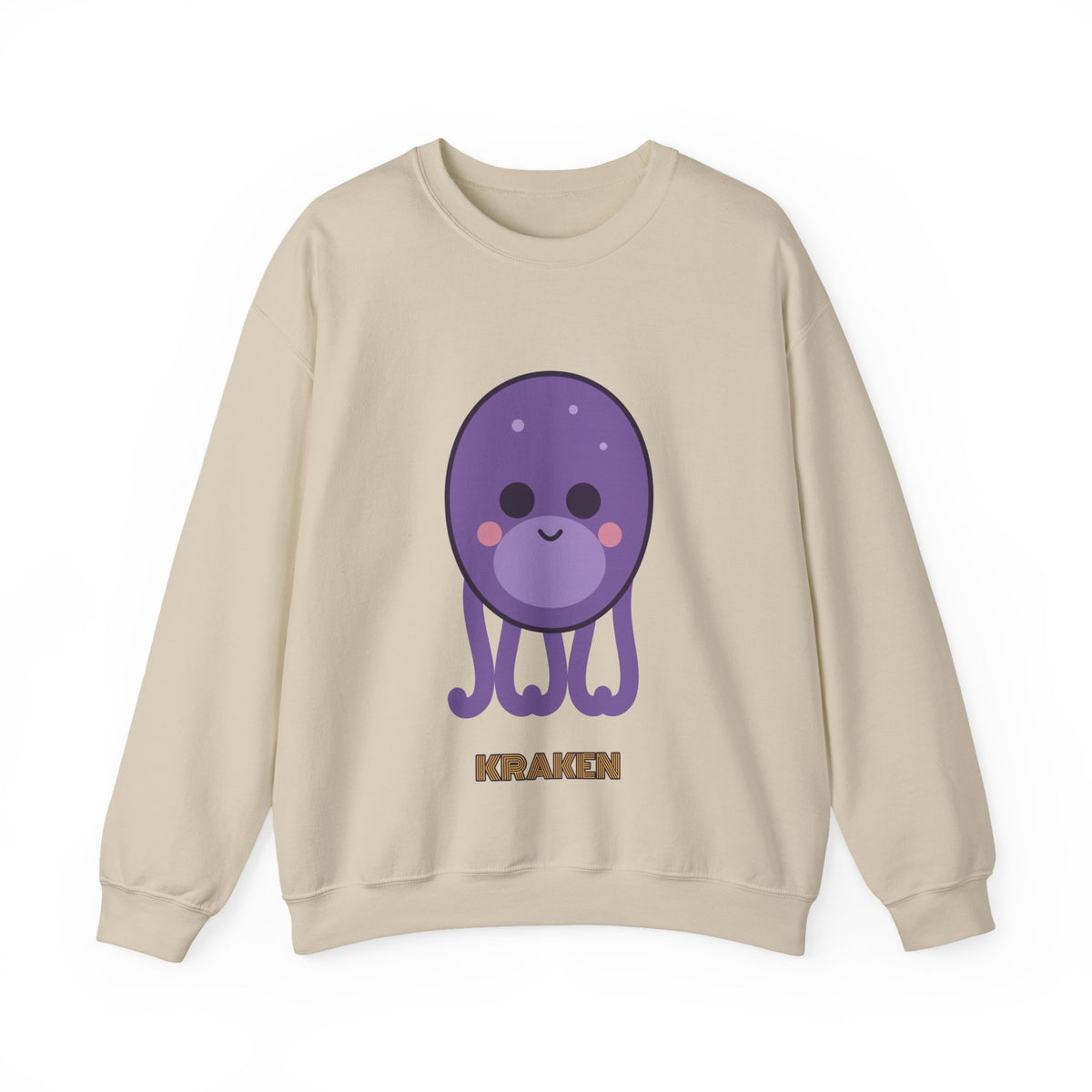 Cute Kraken Unisex Graphic Pullover Sweatshirt