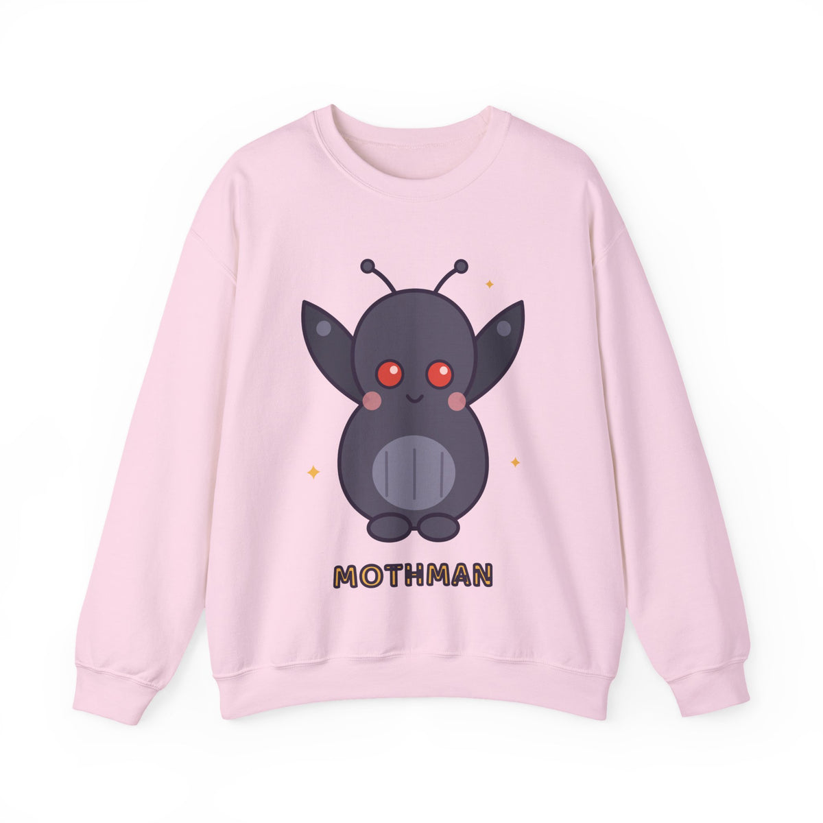 Cute Mothman Graphic Pullover Sweatshirt