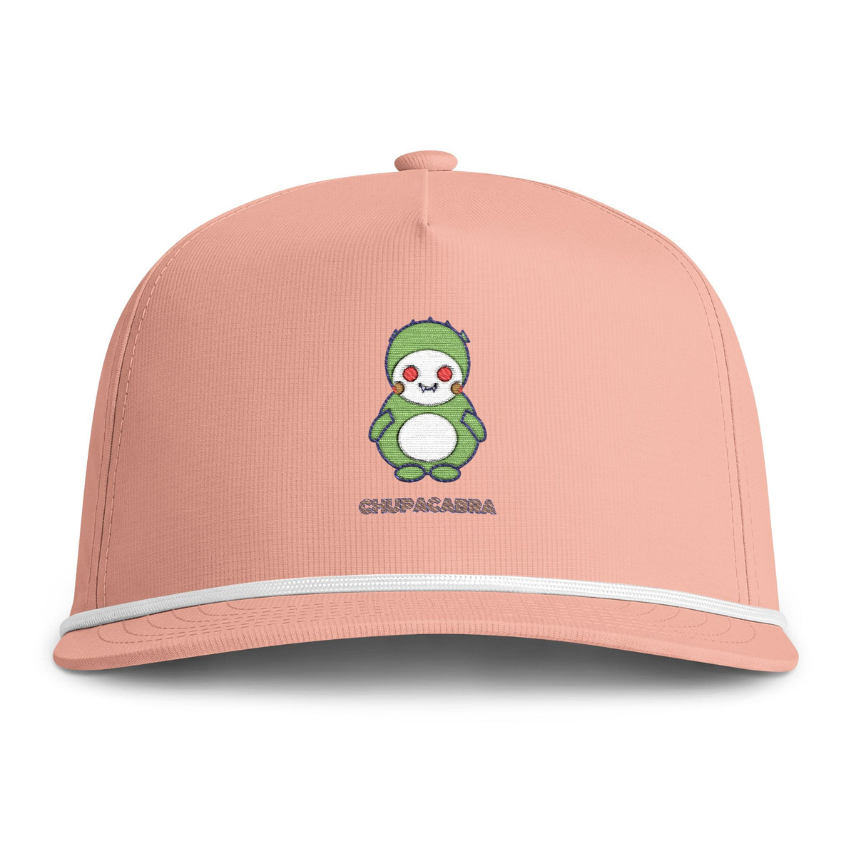 Cute Chupacabra Embroidered Baseball Hat — Sunwashed Rope Cap