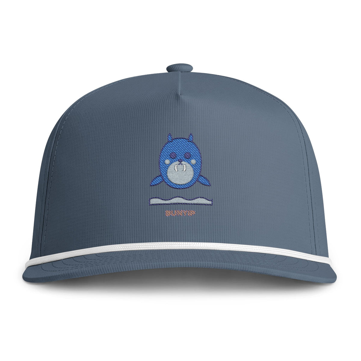 Cute Bunyip Embroidered Baseball Hat — Sunwashed Rope Cap