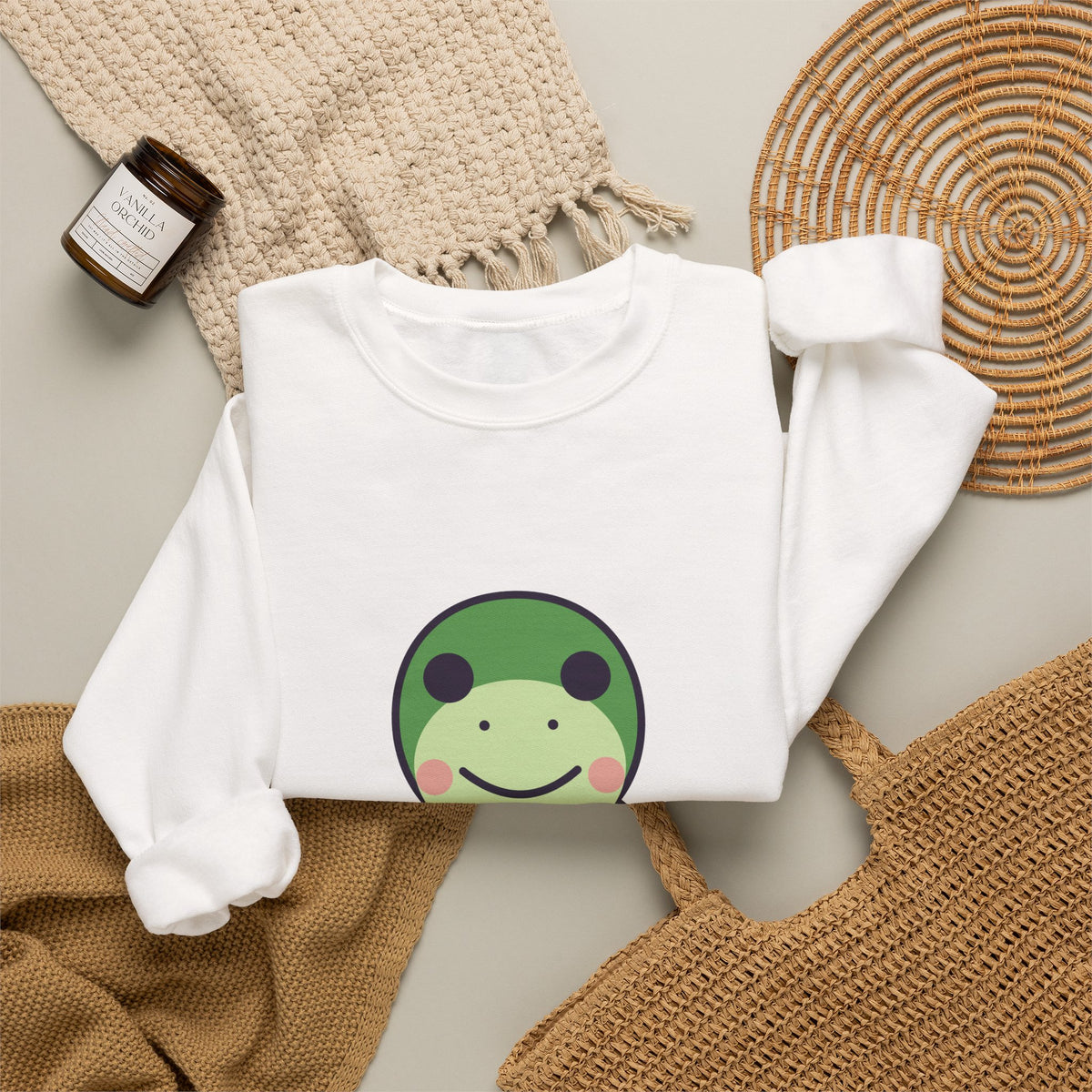 Cute Loveland Frogman Unisex Graphic Pullover Sweatshirt
