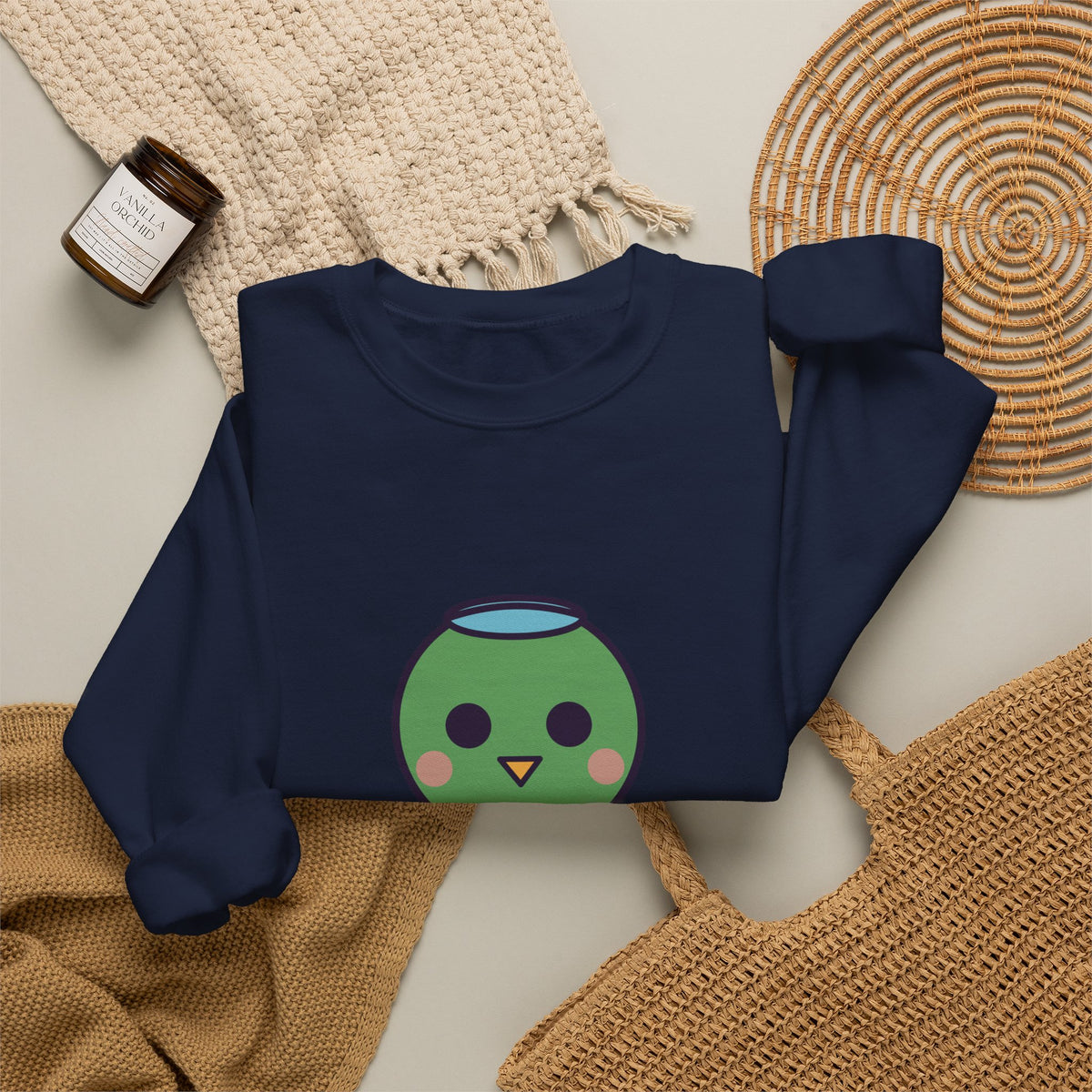 Cute Kappa Unisex Graphic Pullover Sweatshirt