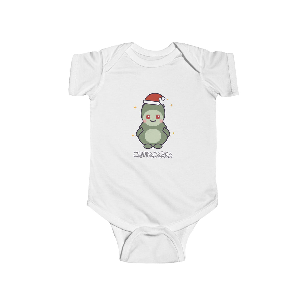Chupacabra Christmas Baby Bodysuit - Cute Santa Chupacabra Infant Onesie