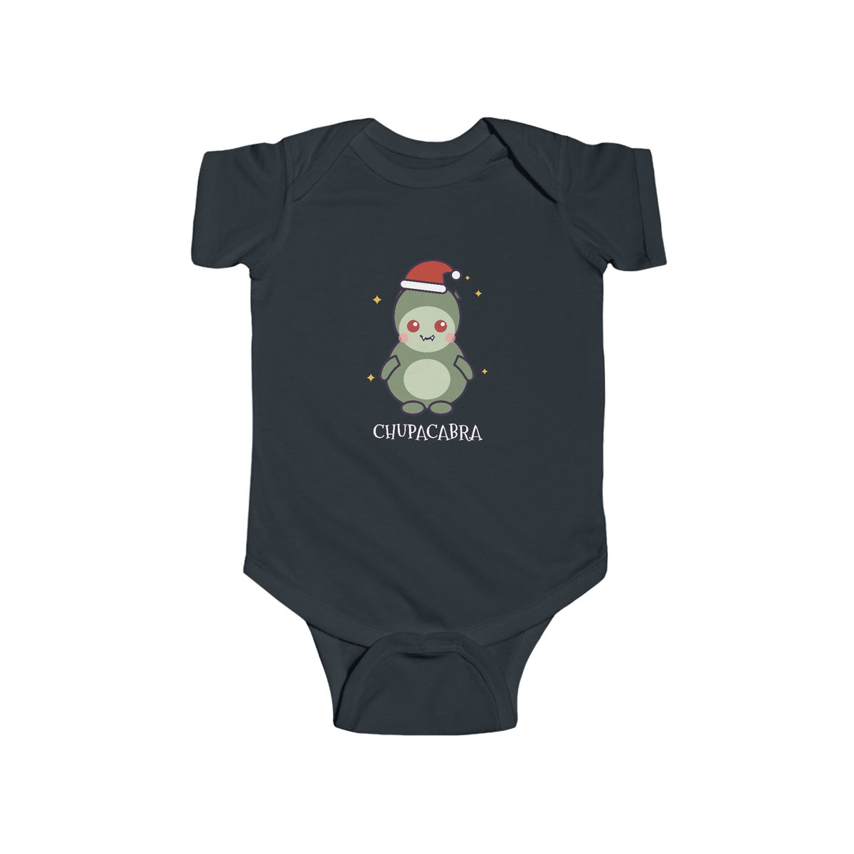Chupacabra Christmas Baby Bodysuit - Cute Santa Chupacabra Infant Onesie
