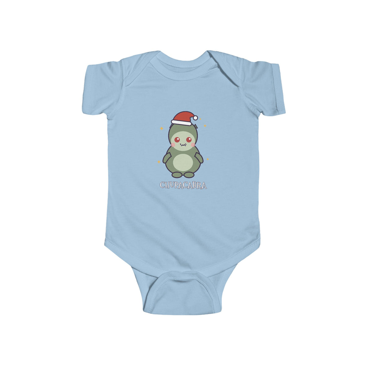 Chupacabra Christmas Baby Bodysuit - Cute Santa Chupacabra Infant Onesie