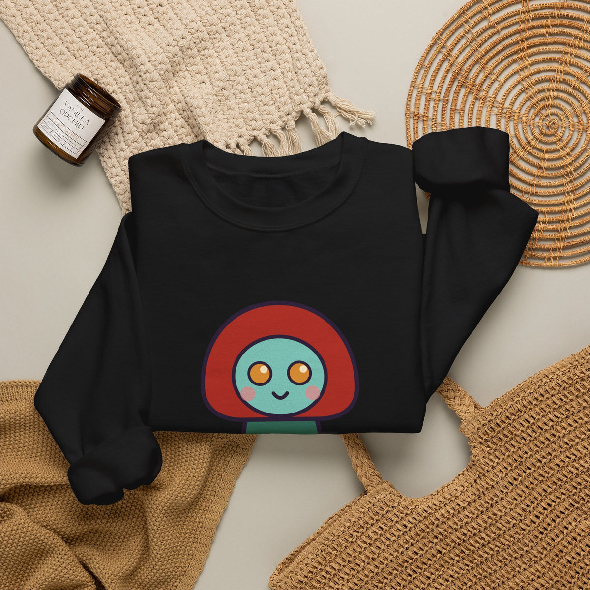 Cute Flatwoods Monster Unisex Graphic Pullover Sweatshirt