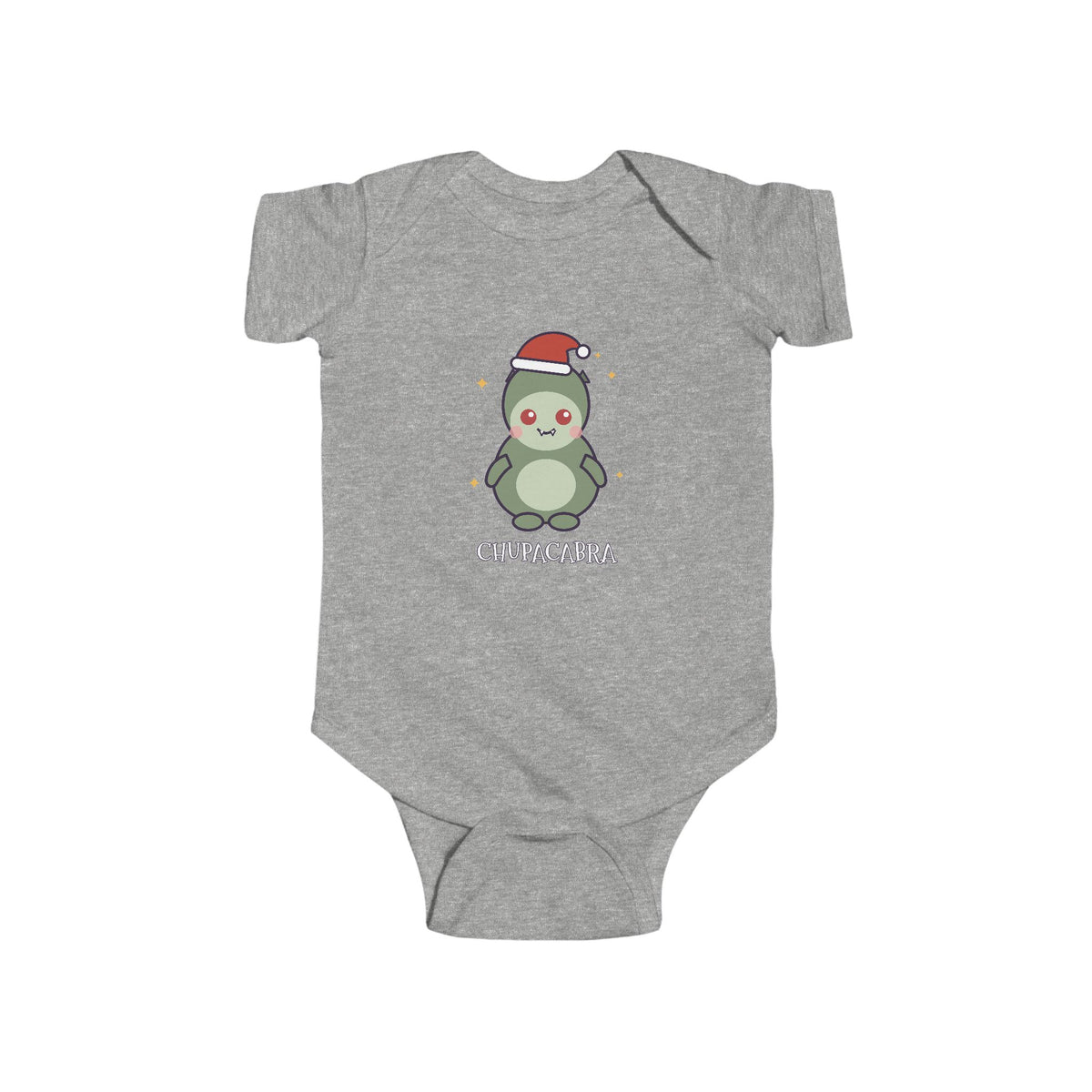 Chupacabra Christmas Baby Bodysuit - Cute Santa Chupacabra Infant Onesie