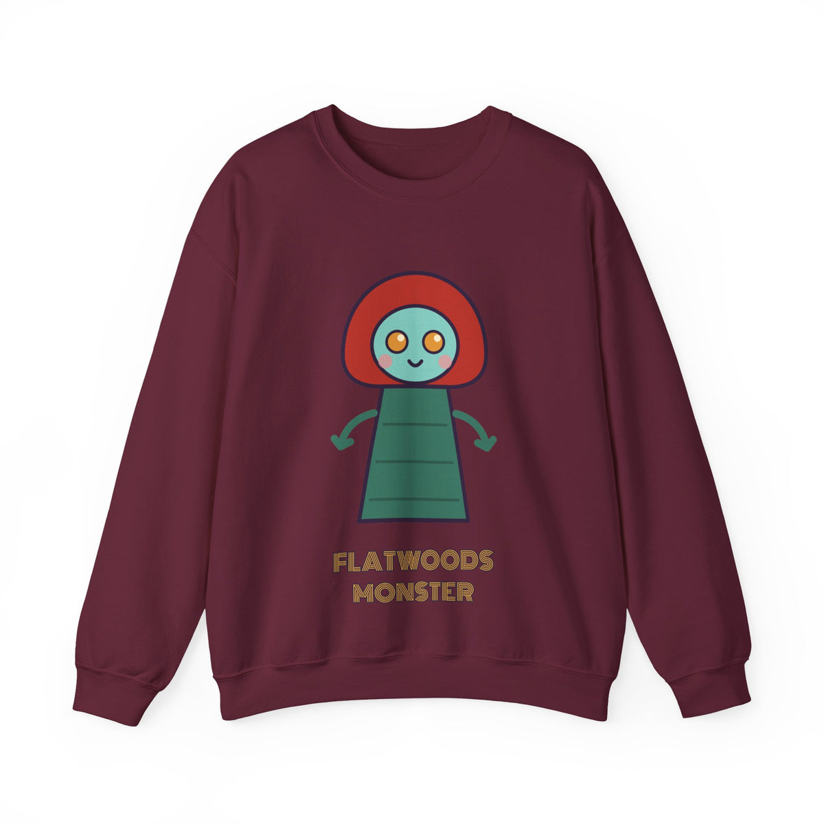 Cute Flatwoods Monster Unisex Graphic Pullover Sweatshirt