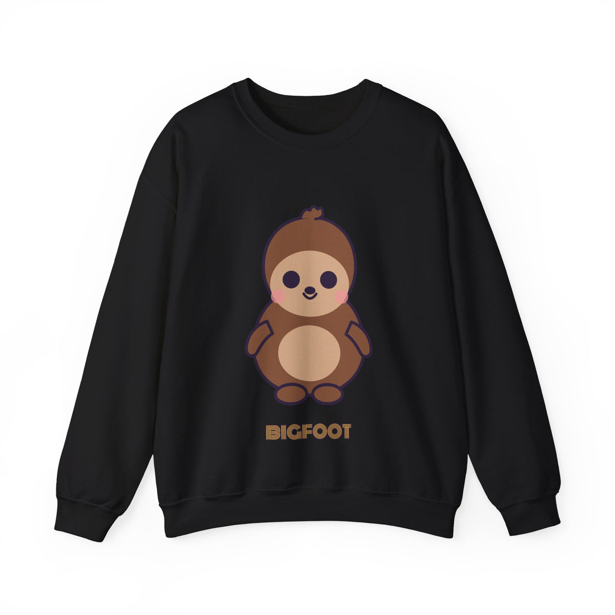 Cute Bigfoot Unisex Graphic Pullover Sweatshirt