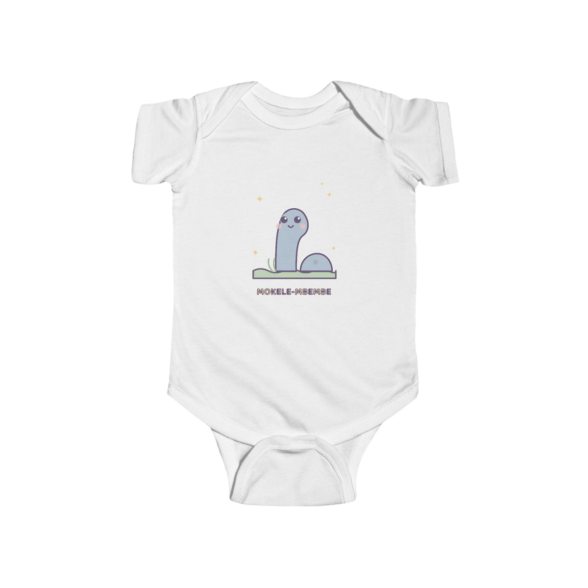 Mokele-Mbembe Baby Bodysuit - Cute Mokele-Mbembe Infant Onesie