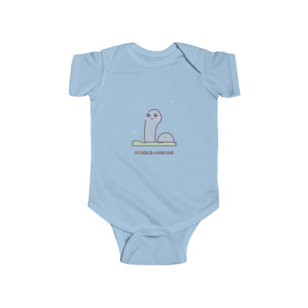 Mokele-Mbembe Baby Bodysuit - Cute Mokele-Mbembe Infant Onesie