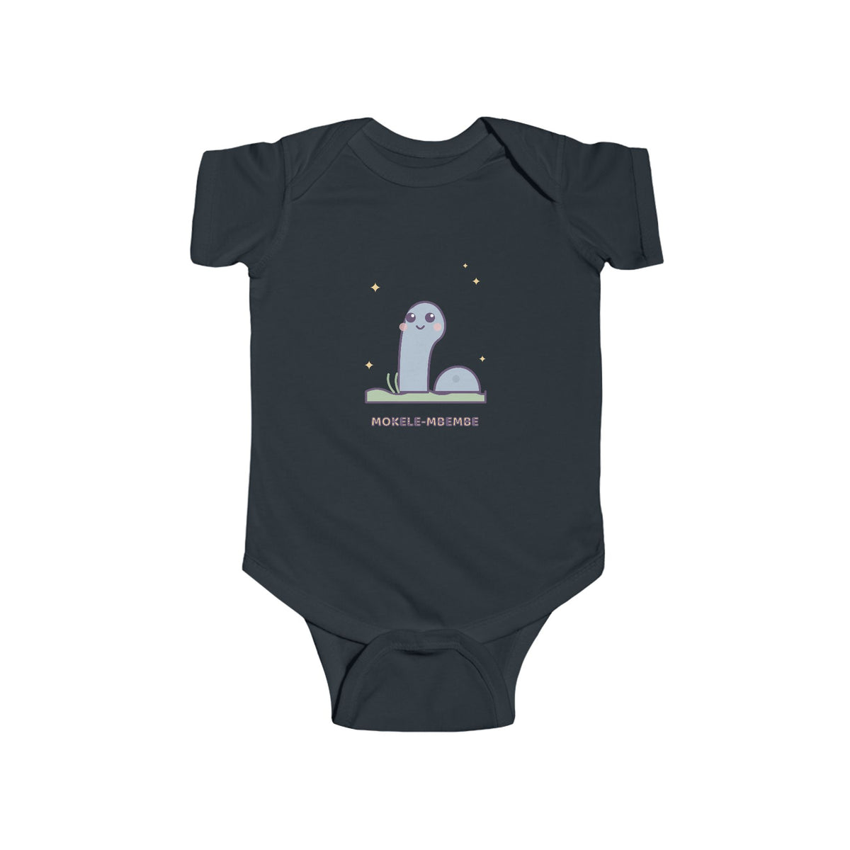 Mokele-Mbembe Baby Bodysuit - Cute Mokele-Mbembe Infant Onesie