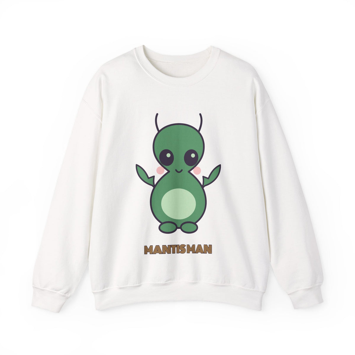Cute Mantis Man Unisex Graphic Pullover Sweatshirt