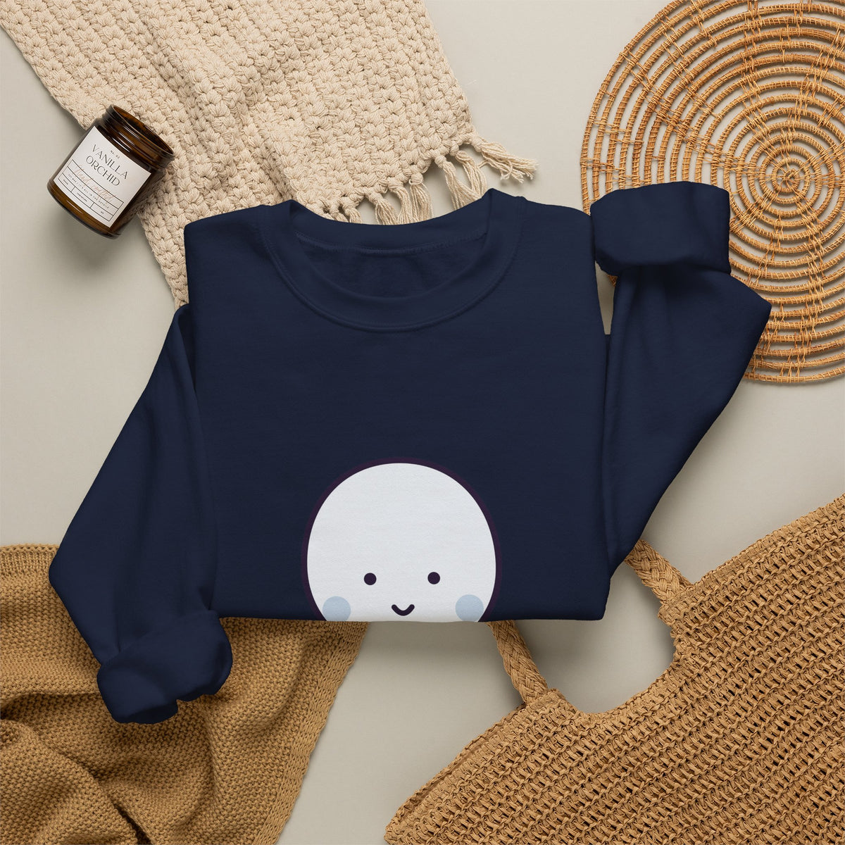 Cute Ningen Unisex Graphic Pullover Sweatshirt