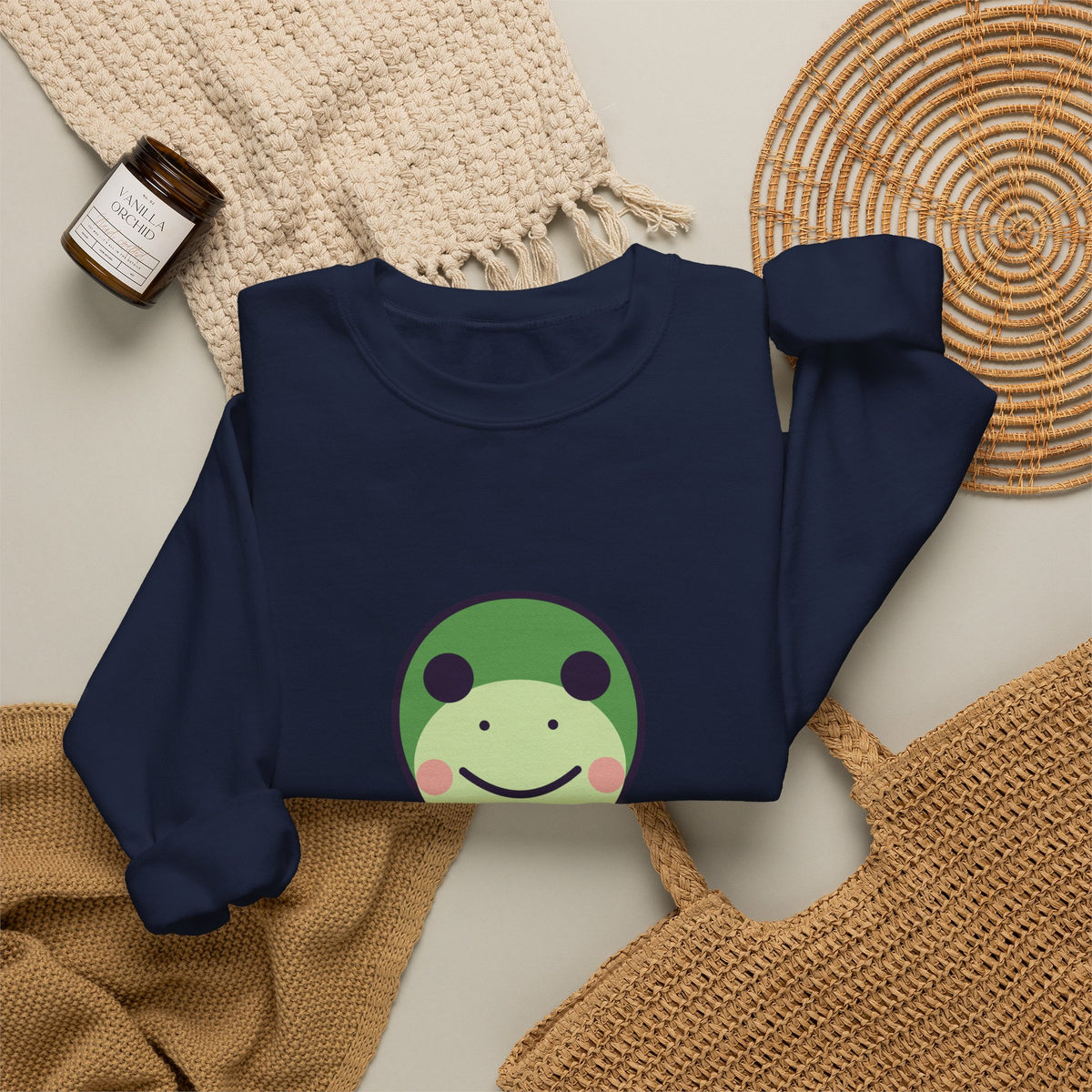 Cute Loveland Frogman Unisex Graphic Pullover Sweatshirt