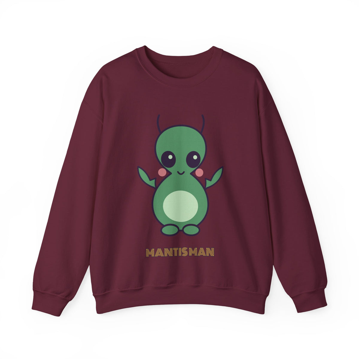 Cute Mantis Man Unisex Graphic Pullover Sweatshirt