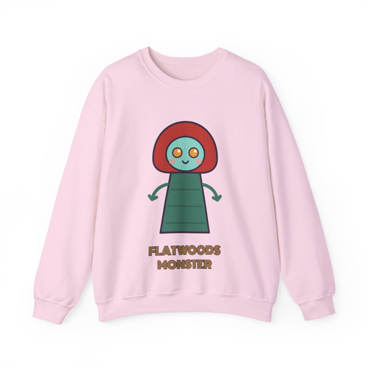 Cute Flatwoods Monster Unisex Graphic Pullover Sweatshirt