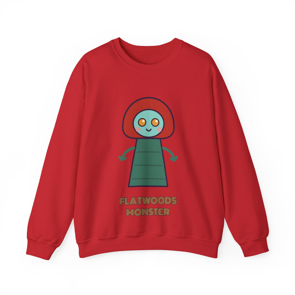 Cute Flatwoods Monster Unisex Graphic Pullover Sweatshirt