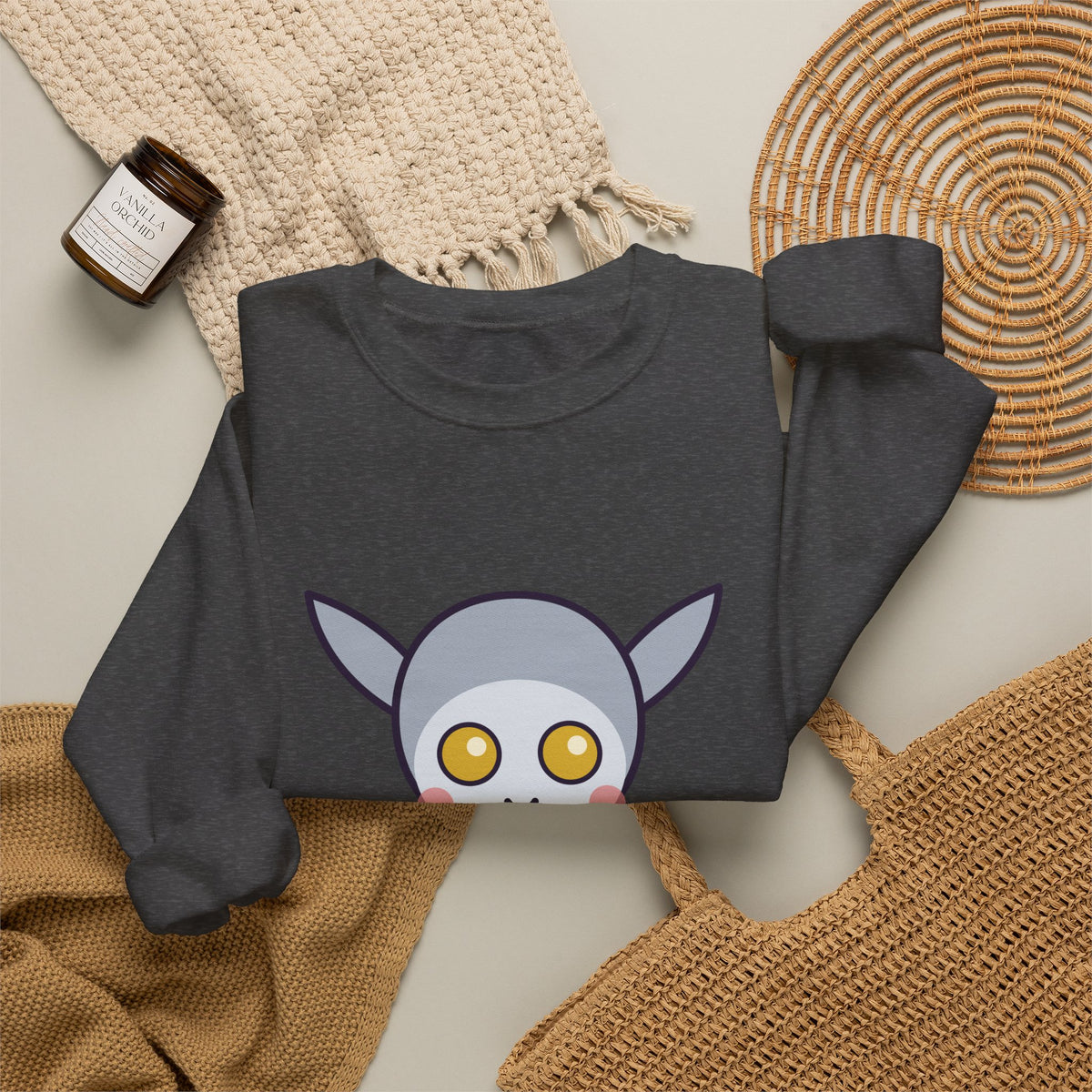Cute Hopkinsville Goblin Unisex Graphic Pullover Sweatshirt
