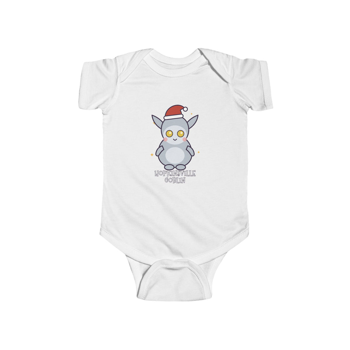 Hopkinsville Goblin Christmas Baby Bodysuit - Cute Santa Hopkinsville Goblin Infant Onesie