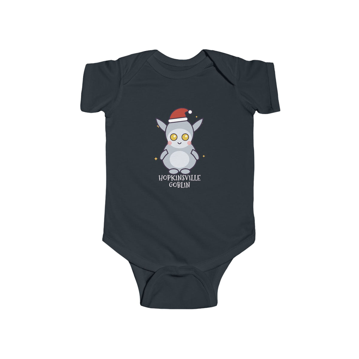 Hopkinsville Goblin Christmas Baby Bodysuit - Cute Santa Hopkinsville Goblin Infant Onesie