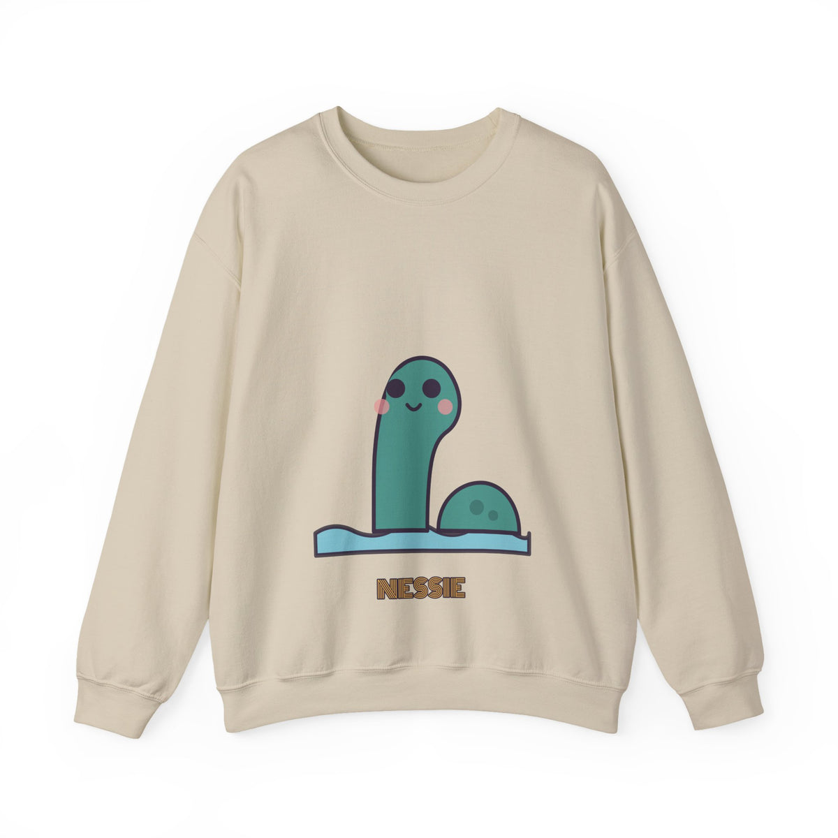 Cute Nessie Unisex Graphic Pullover Sweatshirt