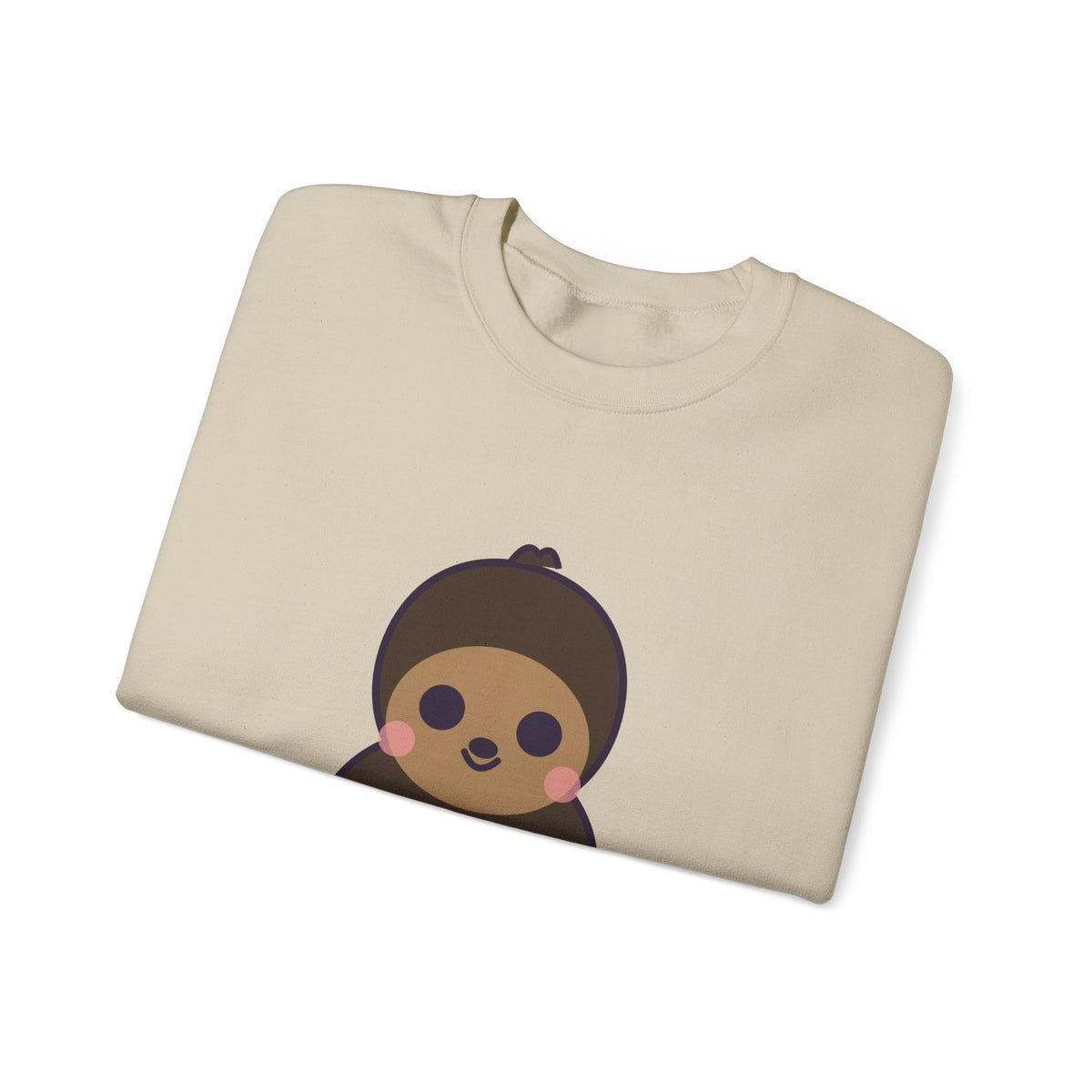 Cute Orang Mawas Unisex Graphic Pullover Sweatshirt