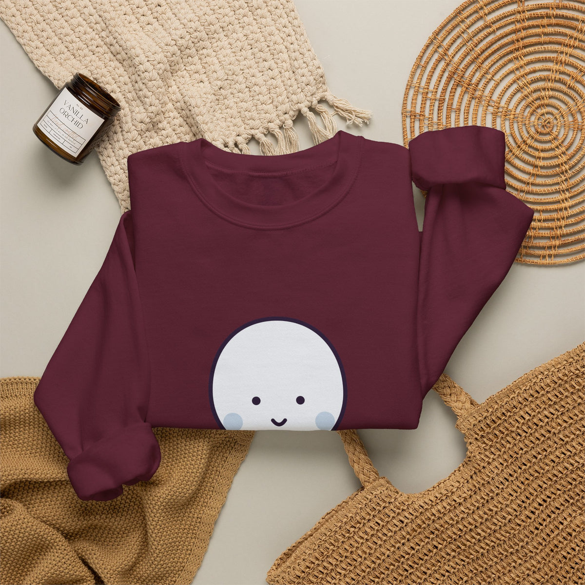 Cute Ningen Unisex Graphic Pullover Sweatshirt