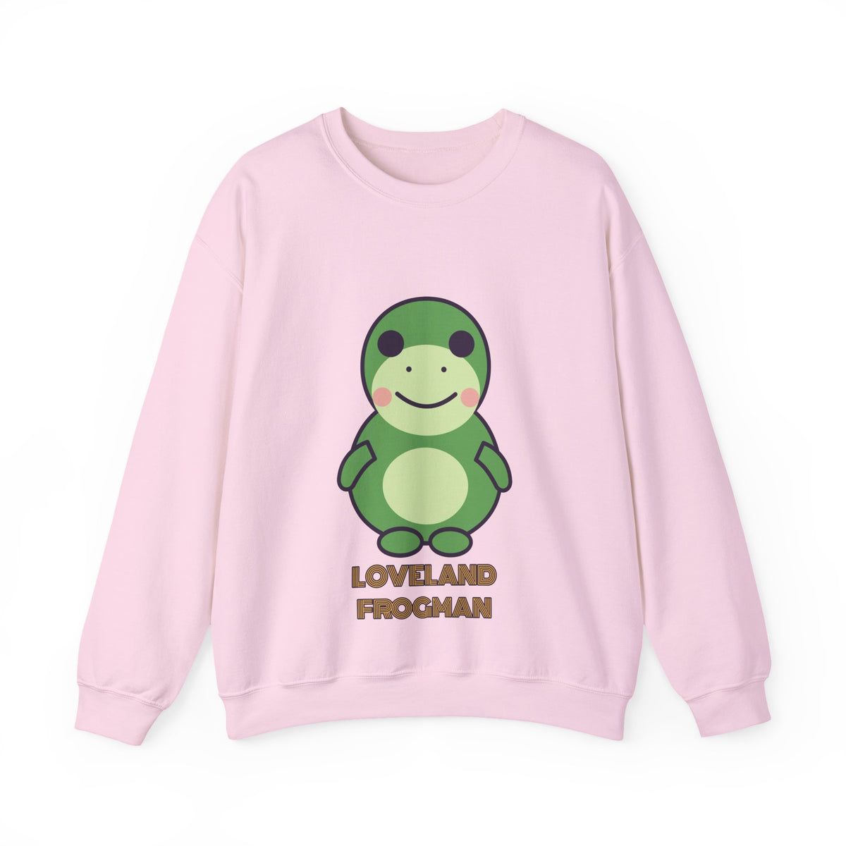 Cute Loveland Frogman Unisex Graphic Pullover Sweatshirt