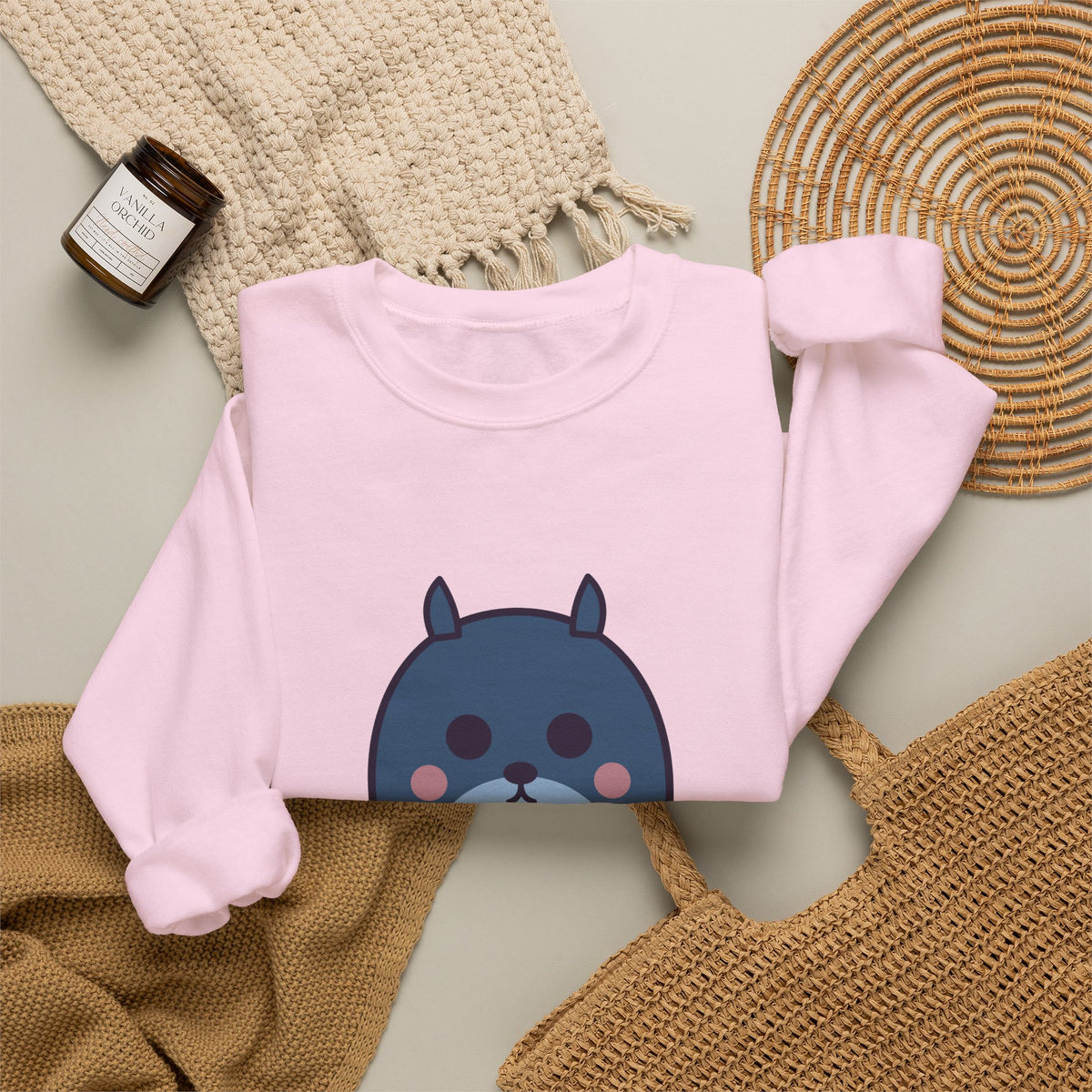 Cute Bunyip Unisex Graphic Pullover Sweatshirt