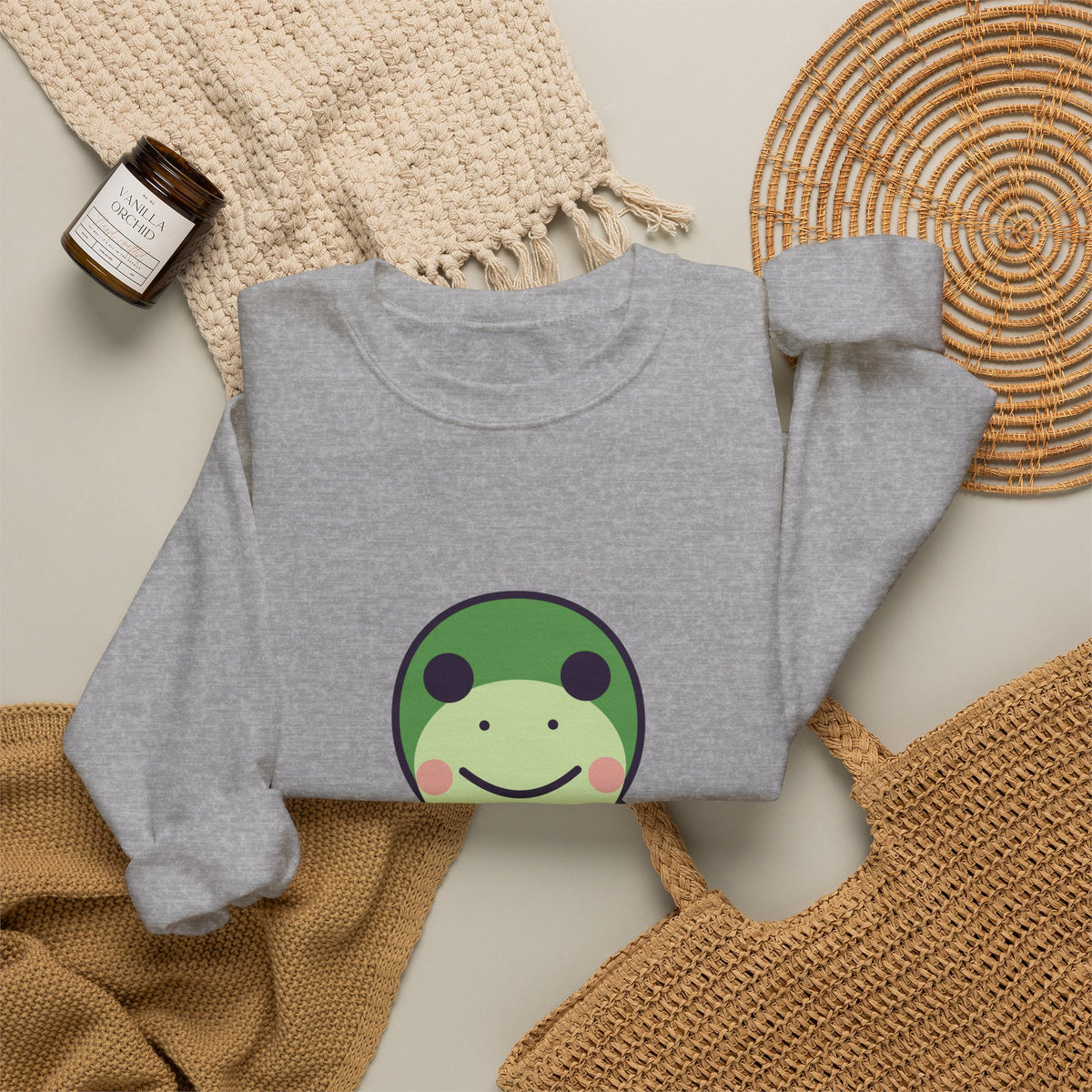 Cute Loveland Frogman Unisex Graphic Pullover Sweatshirt