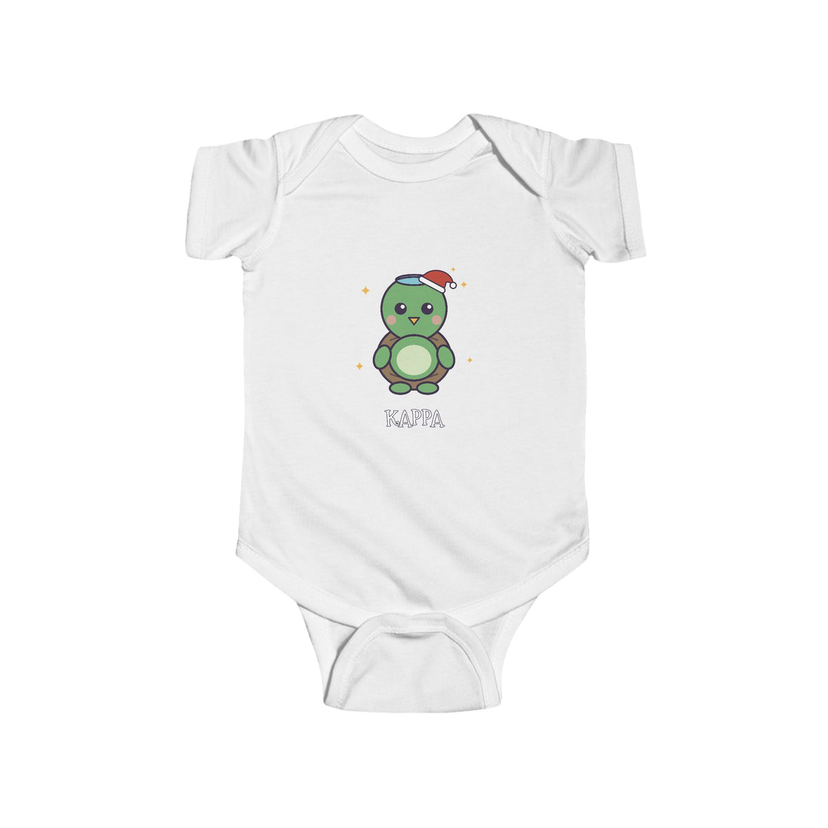 Kappa Christmas Baby Bodysuit - Cute Santa Kappa Infant Onesie