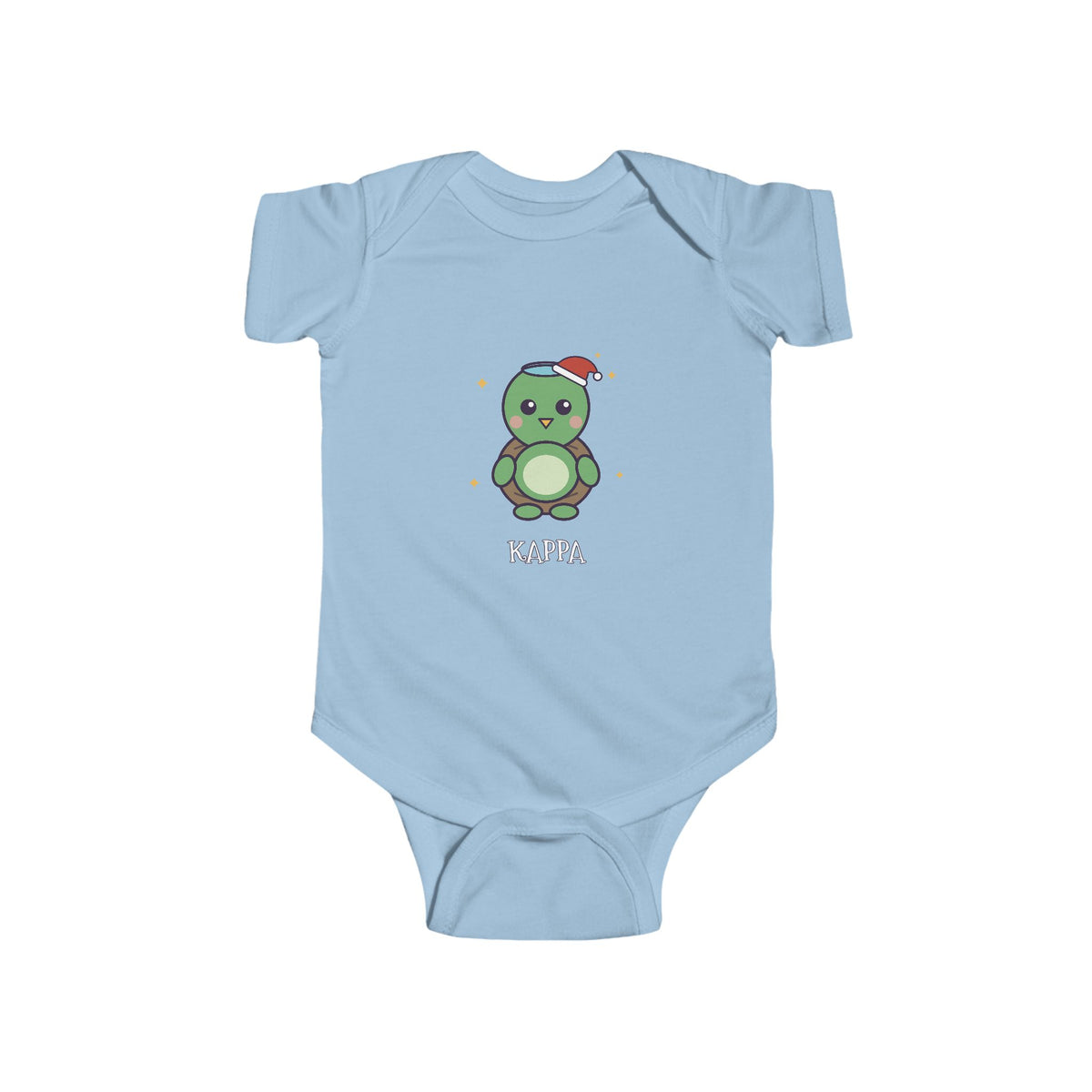 Kappa Christmas Baby Bodysuit - Cute Santa Kappa Infant Onesie