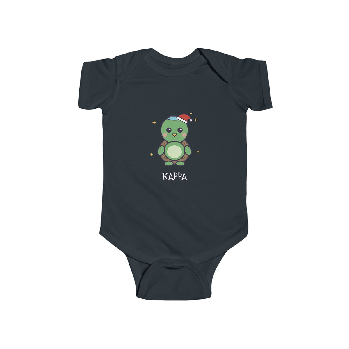 Kappa Christmas Baby Bodysuit - Cute Santa Kappa Infant Onesie