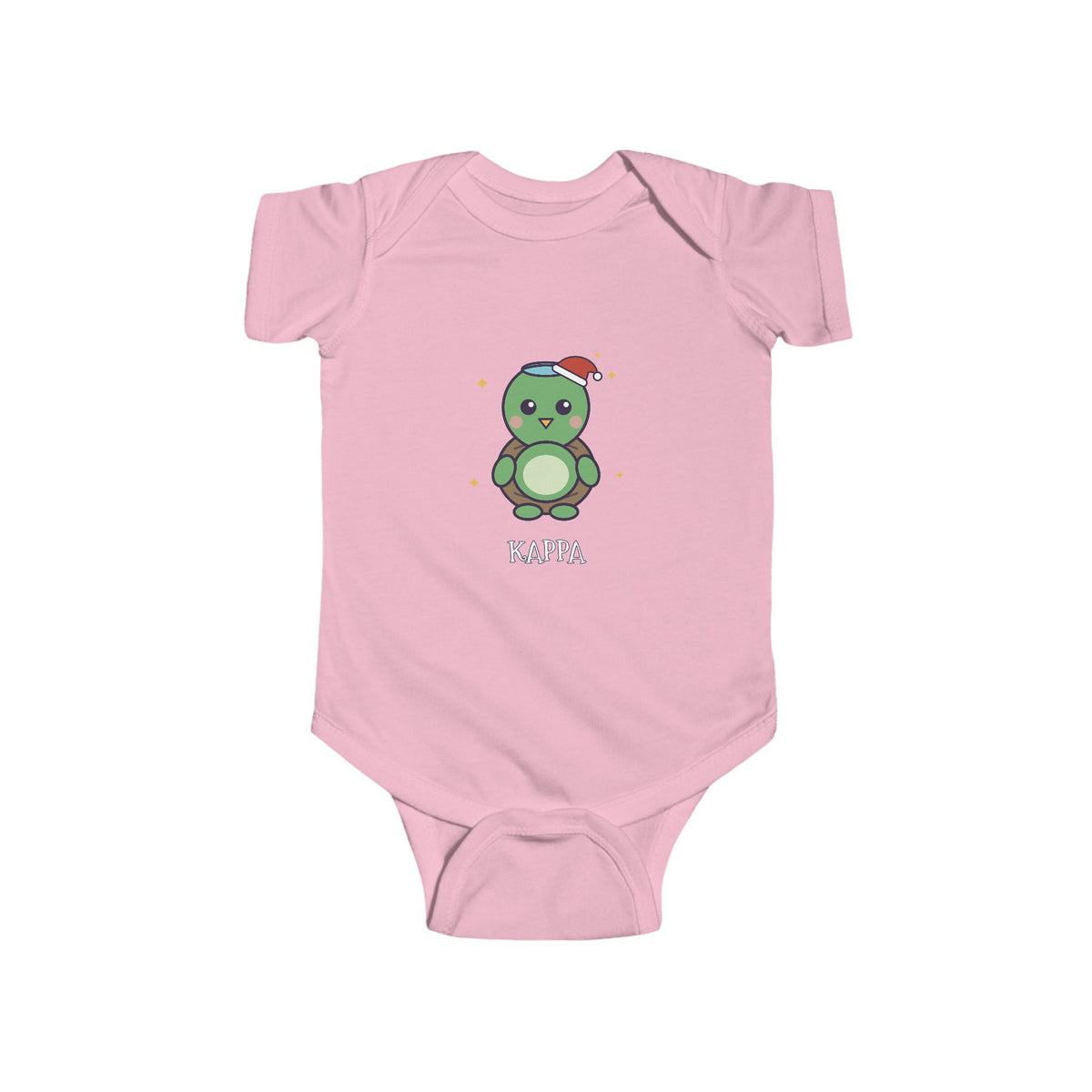Kappa Christmas Baby Bodysuit - Cute Santa Kappa Infant Onesie