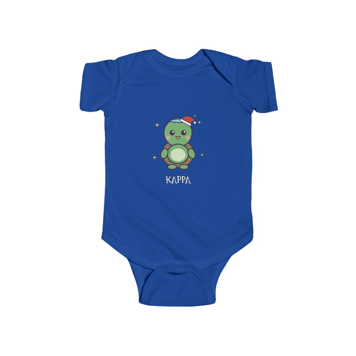 Kappa Christmas Baby Bodysuit - Cute Santa Kappa Infant Onesie