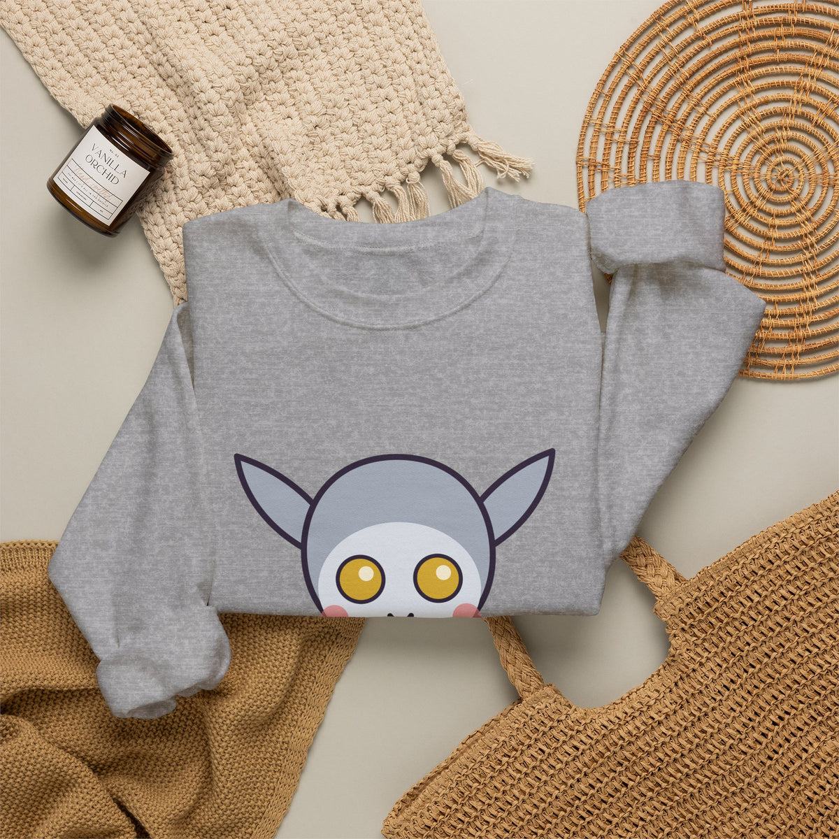 Cute Hopkinsville Goblin Unisex Graphic Pullover Sweatshirt