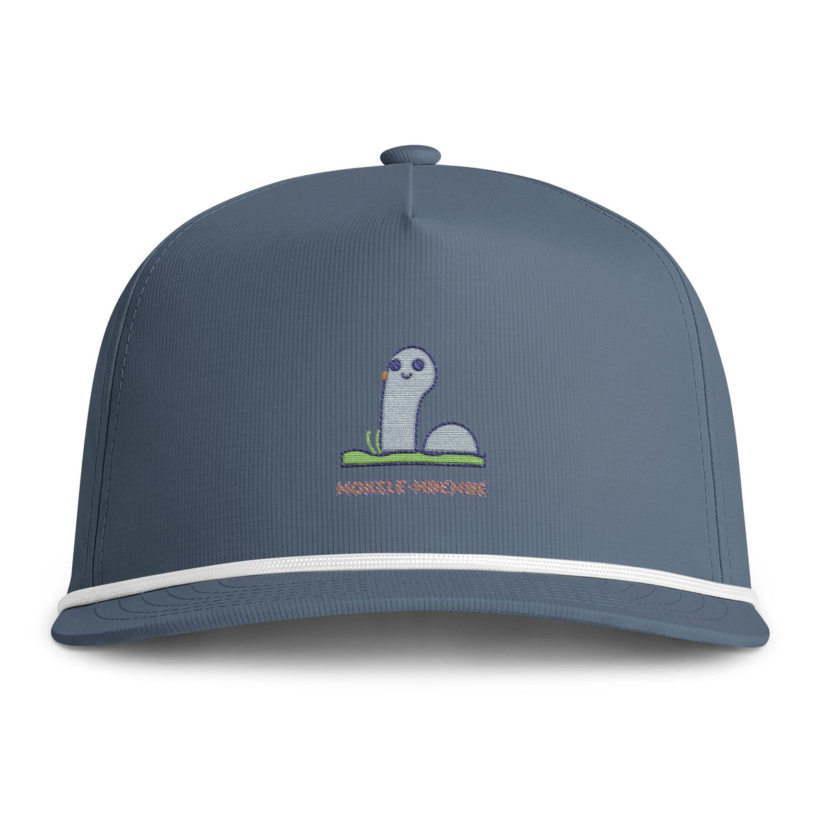 Cute Mokele Mbembe Embroidered Baseball Hat — Sunwashed Rope Cap