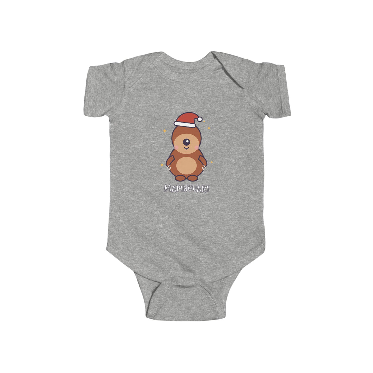 Mapinguari Christmas Baby Bodysuit - Cute Santa Mapinguari Infant Onesie