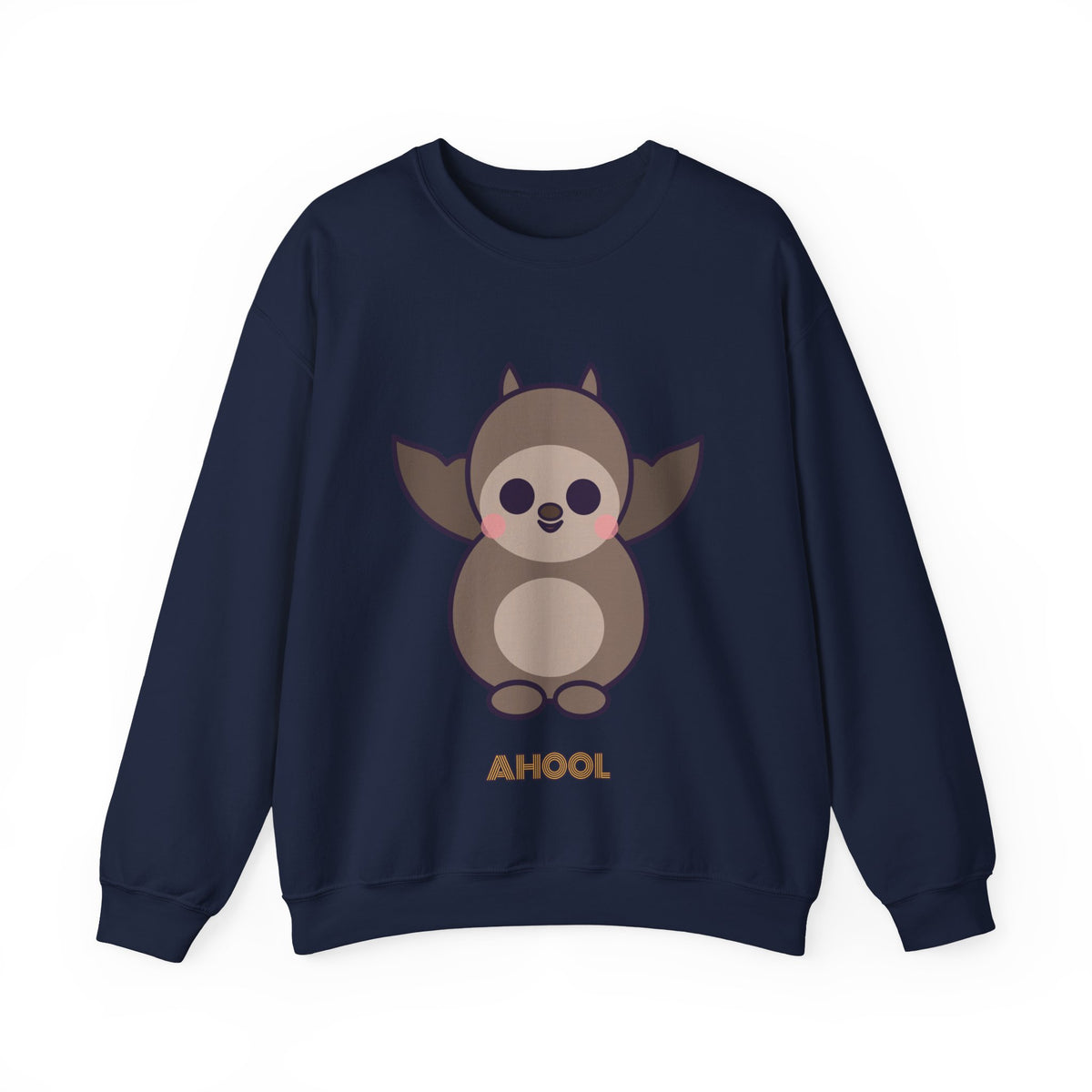 Cute Ahool Unisex Graphic Pullover Sweatshirt