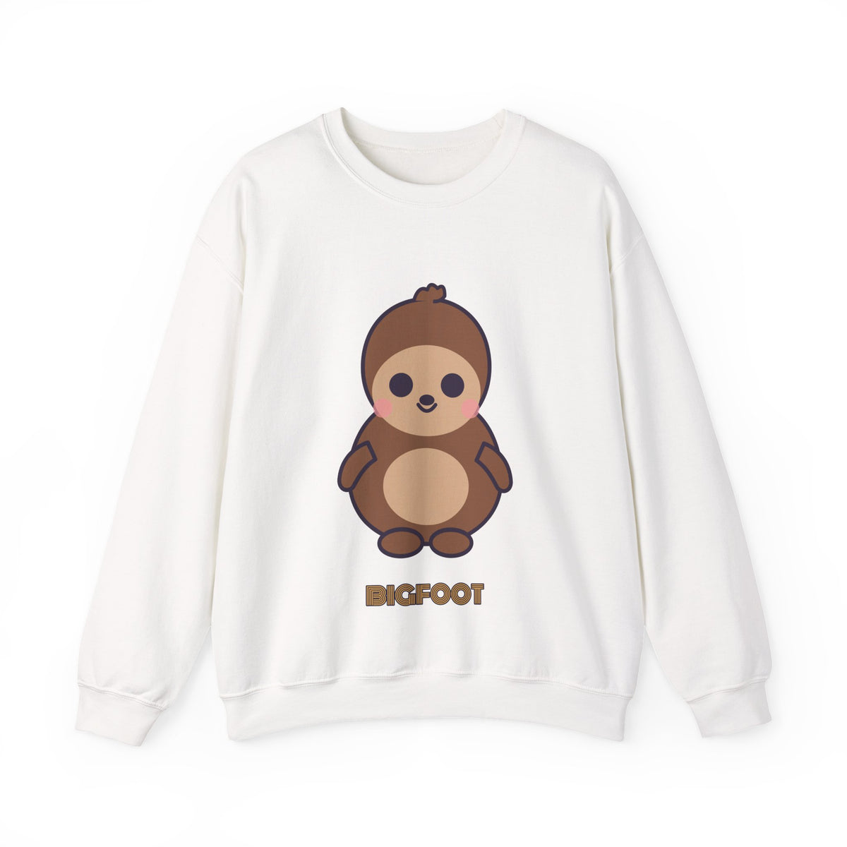 Cute Bigfoot Unisex Graphic Pullover Sweatshirt