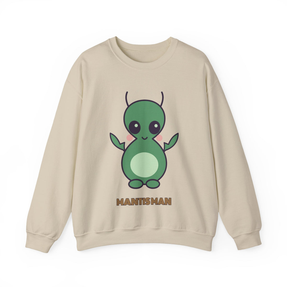 Cute Mantis Man Unisex Graphic Pullover Sweatshirt