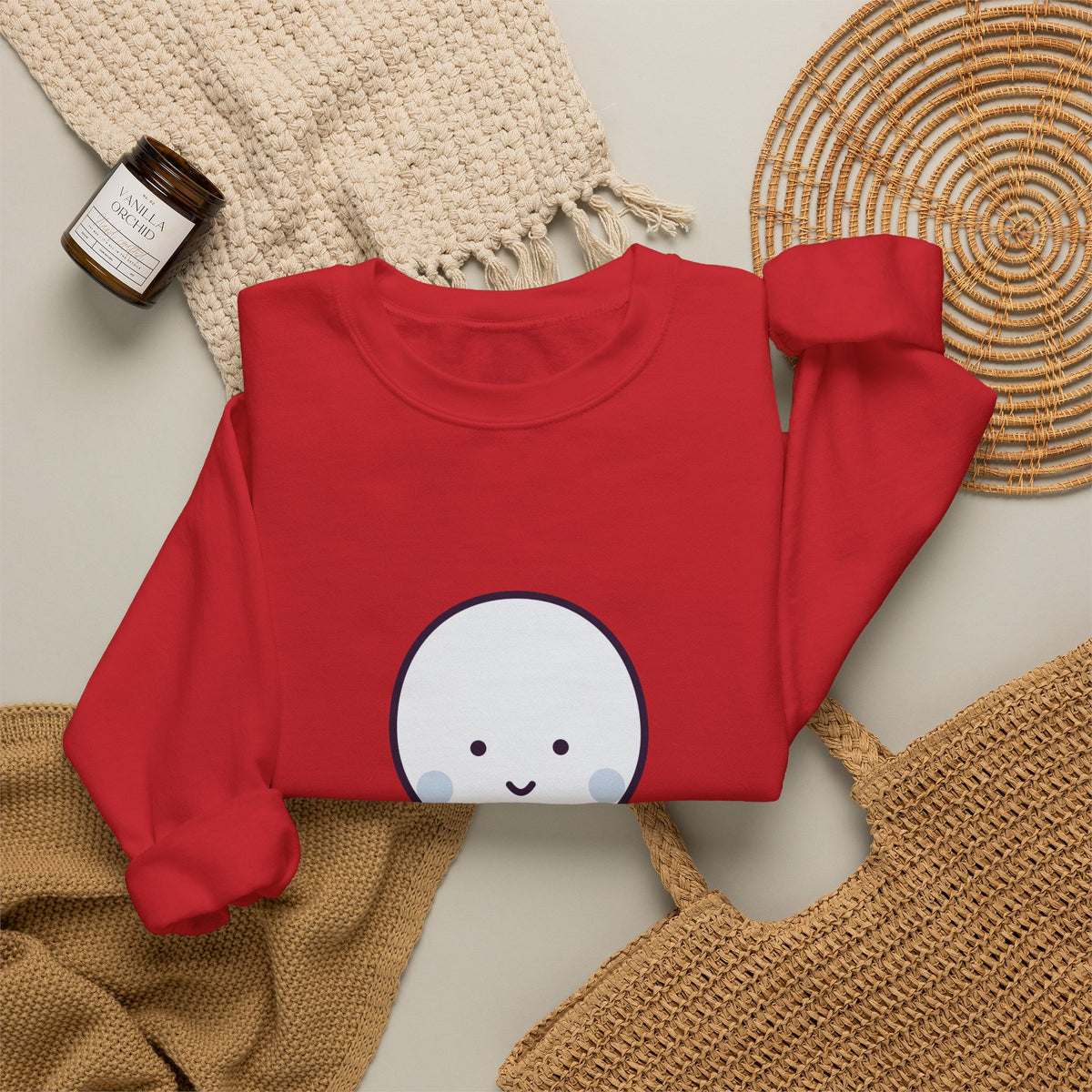 Cute Ningen Unisex Graphic Pullover Sweatshirt