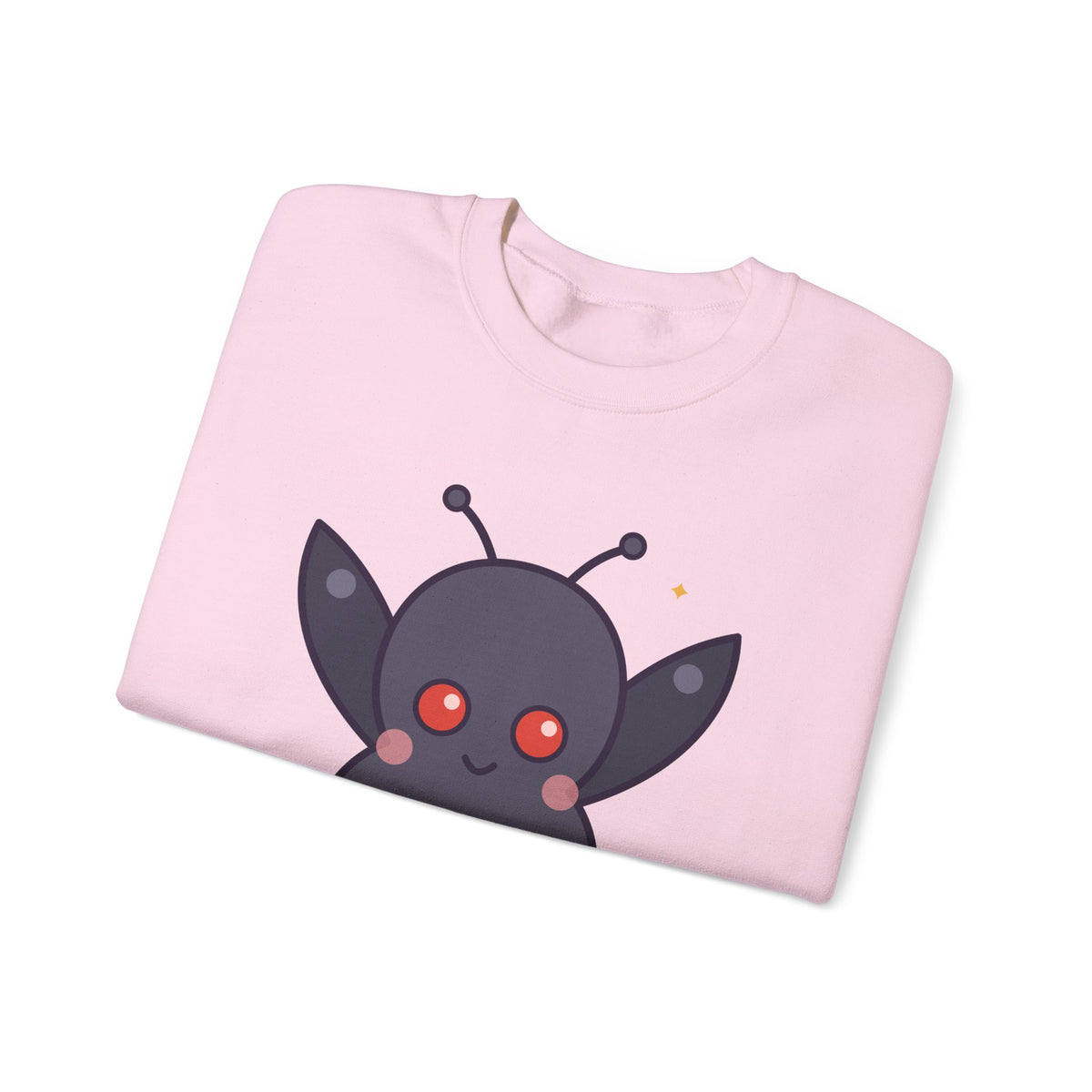 Cute Mothman Graphic Pullover Sweatshirt