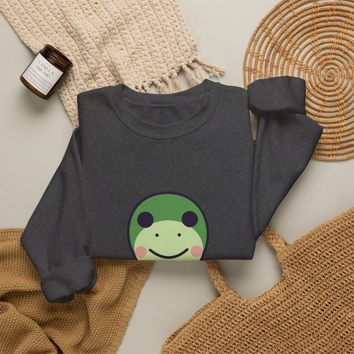 Cute Loveland Frogman Unisex Graphic Pullover Sweatshirt