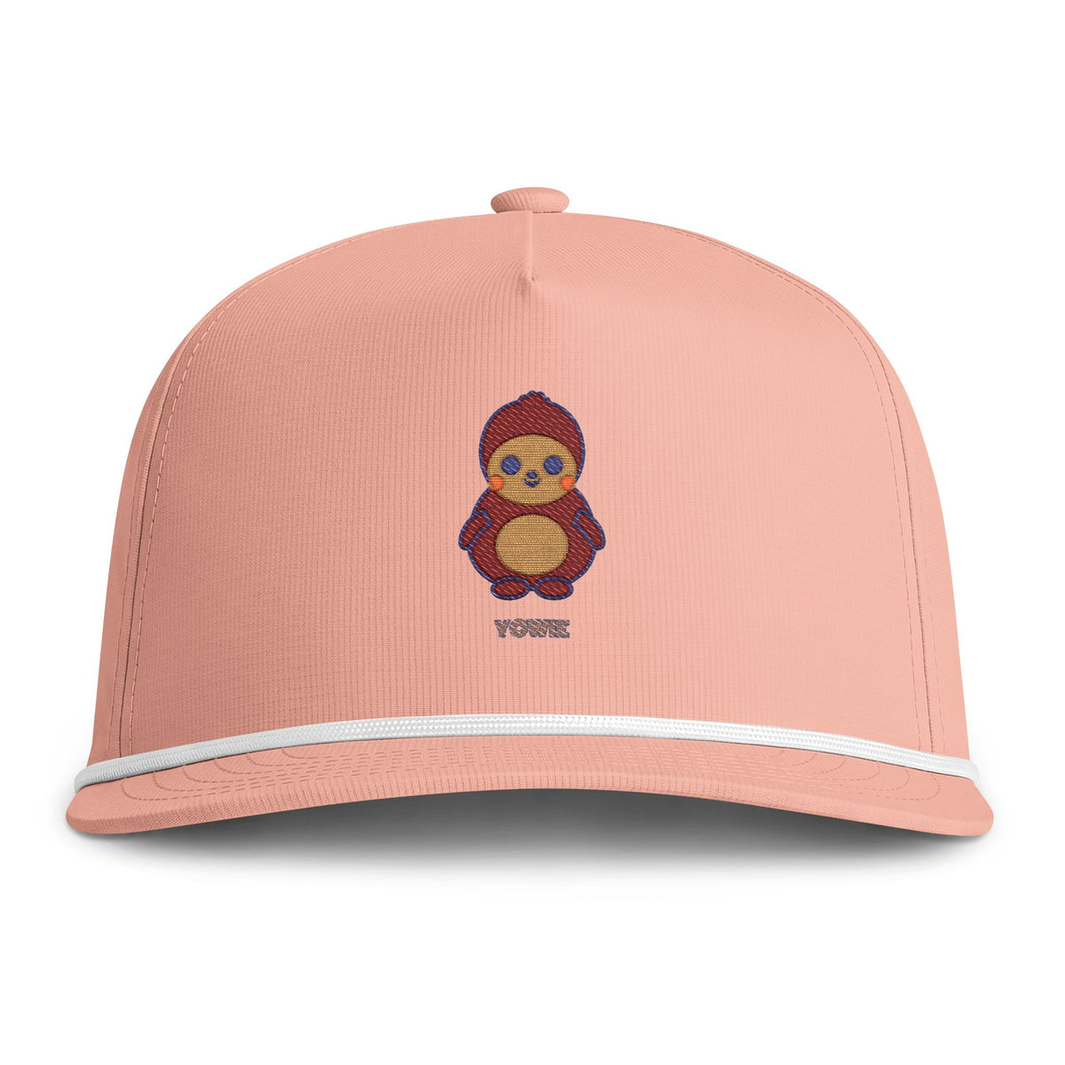 Cute Yowie Embroidered Baseball Hat — Sunwashed Rope Cap